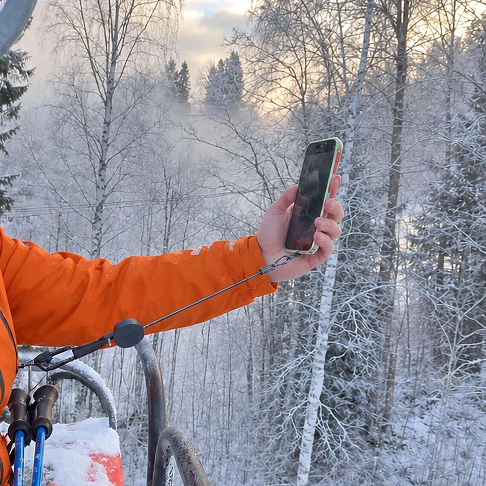 Telefon na wyciągu narciarskim