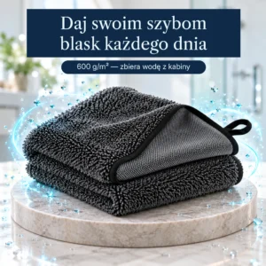 Klaro™ – Magiczny ręcznik do szyb i blatów